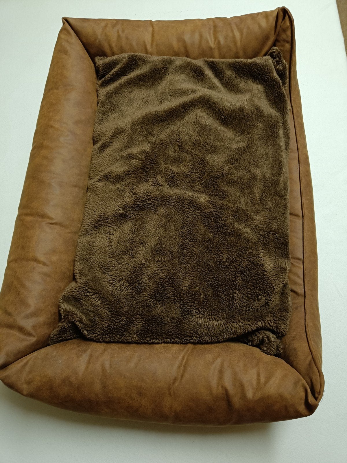 HONDENMAND XXL MAXXNOBEL lederlook Cognac zgan, Dieren en Toebehoren, Ophalen of Verzenden, Zo goed als nieuw