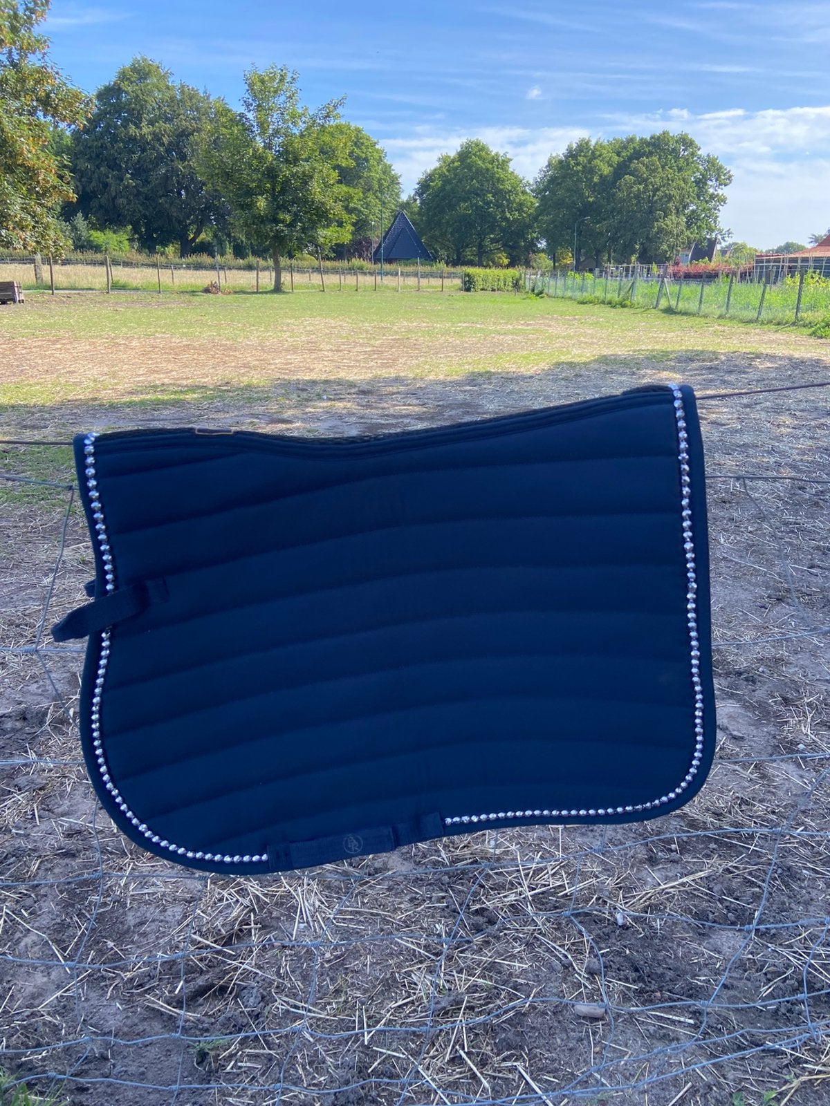 BR dekje donkerblauw cob, Dieren en Toebehoren, Ophalen of Verzenden, Zo goed als nieuw