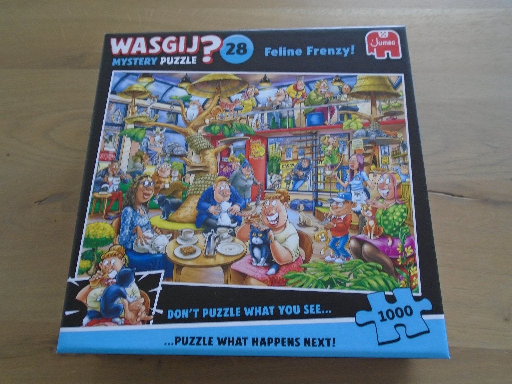 Wasgij Mystery nr. 28: Kat - en muisspel!, Ophalen, 500 t/m 1500 stukjes, Zo goed als nieuw, Legpuzzel