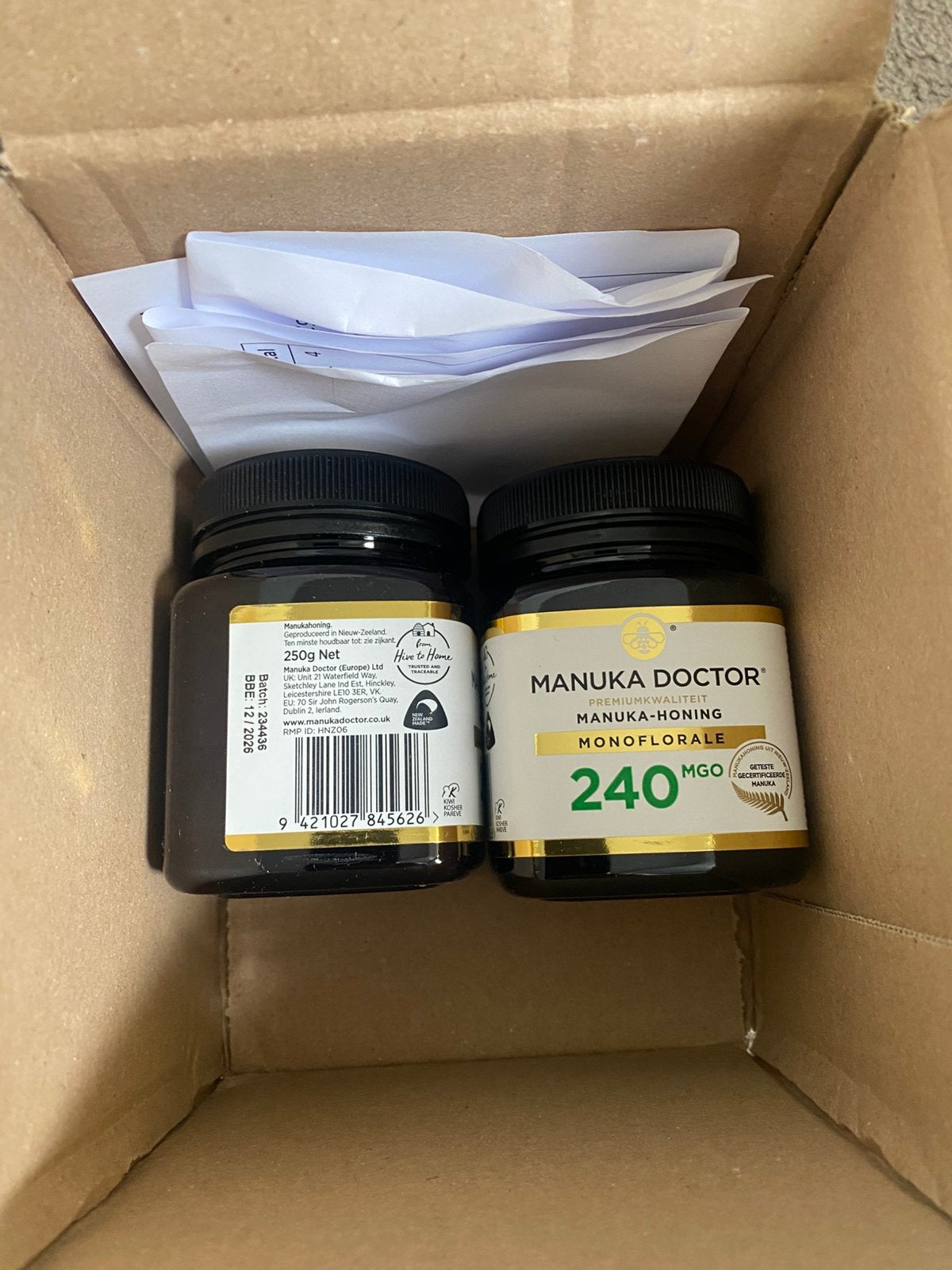 2x honing  Manuka  250g, Ophalen of Verzenden
