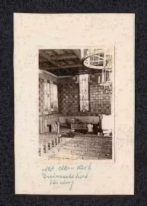 Foto Den Haag Kerk Interieur Duinzicht., Foto, Ophalen of Verzenden, Zo goed als nieuw, 1940 tot 1960