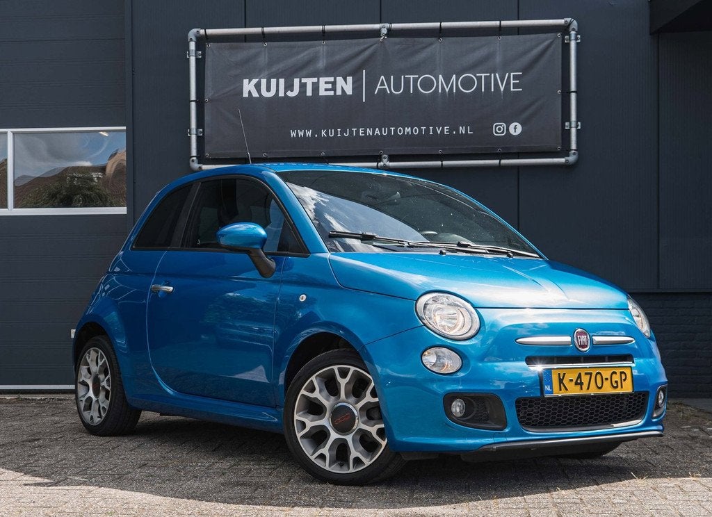 Fiat 500 0.9 TwinAir Turbo / Sport / Clima / Topstaat !, Auto's, Fiat, Voorwielaandrijving, Gebruikt, Leder en Stof, Parkeersensor