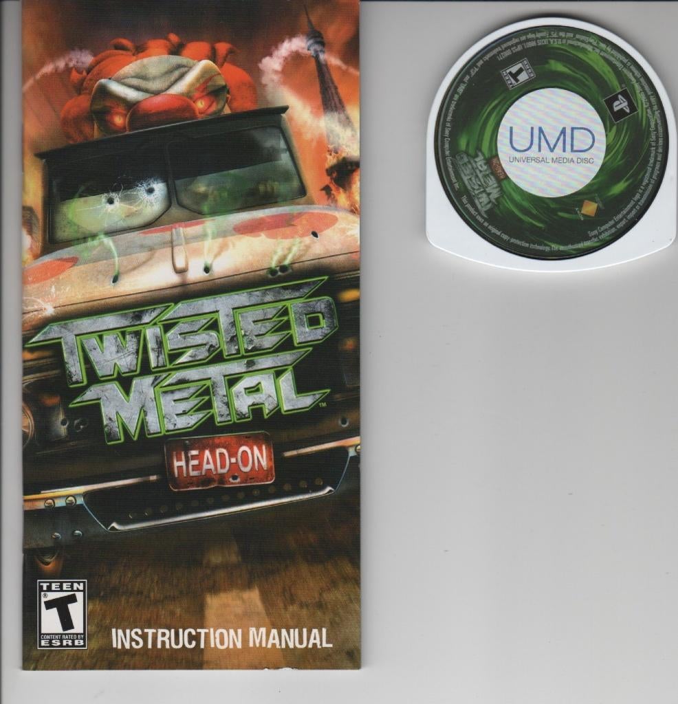 twisted metal head on psp, Spelcomputers en Games, 1 speler, Ophalen of Verzenden, Zo goed als nieuw, Vanaf 3 jaar