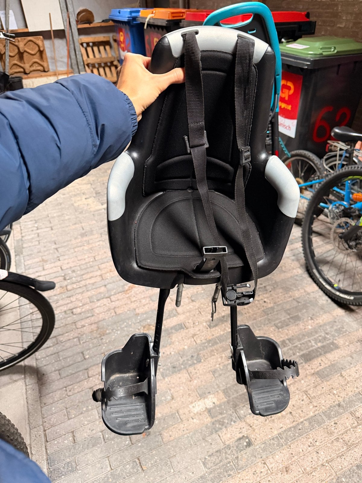 Bobike fietsstoeltje voor achterop - Gebruikt, Achterzitje, 9 t/m 18 kg, Ophalen of Verzenden, Gebruikt