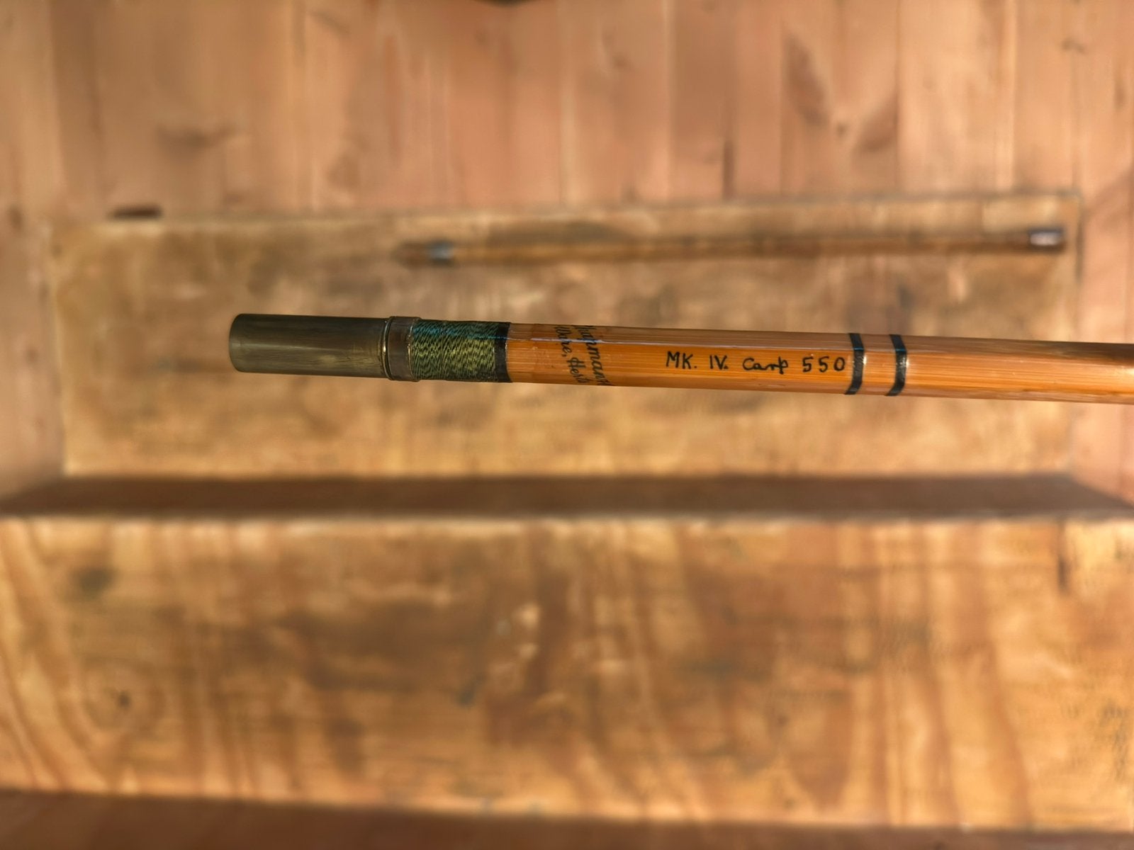 Richard Chapman MK IV Carp 550 Split Cane Rod, Watersport en Boten, Ophalen of Verzenden, Zo goed als nieuw, Werphengel