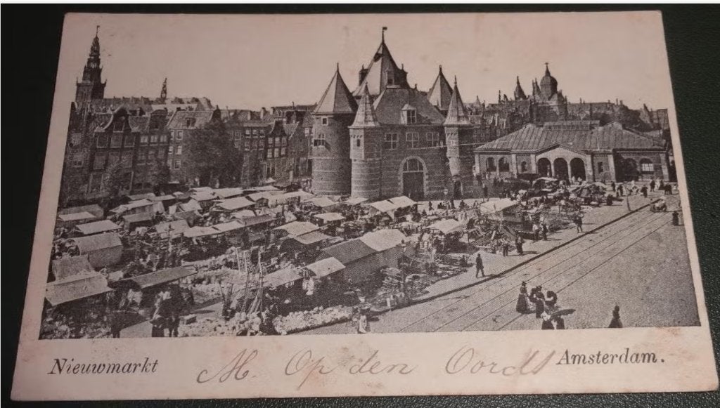 Amsterdam - Nieuwmarkt, Verzenden, Voor 1920, Gelopen, Noord-Holland