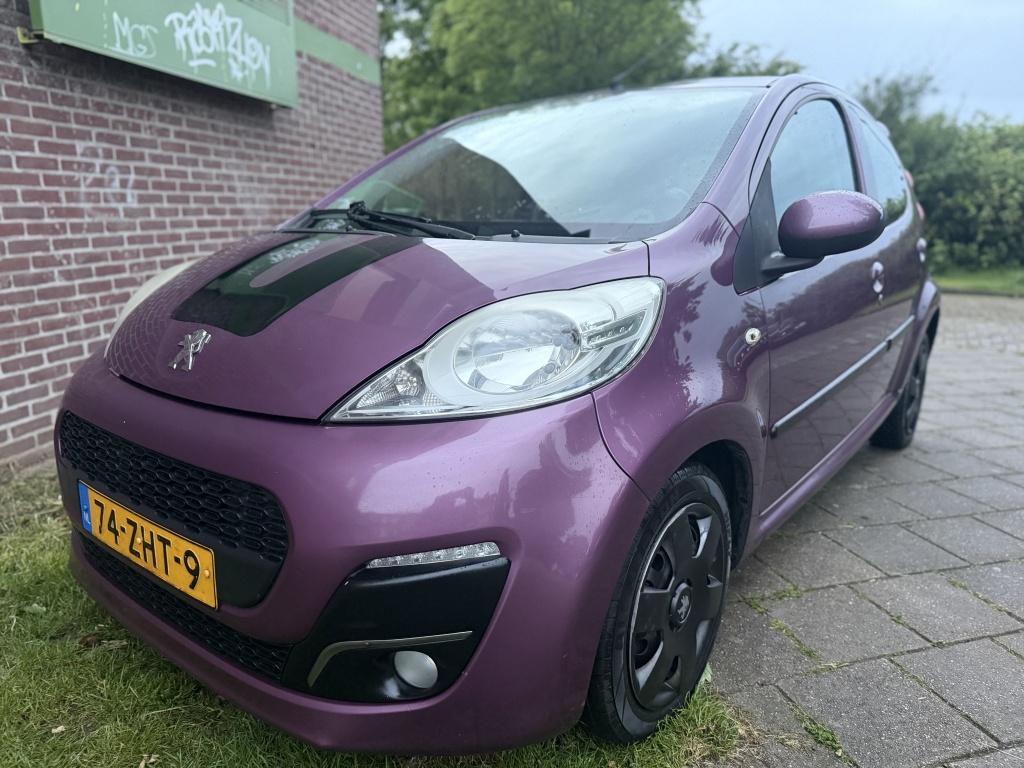 Peugeot 107 1.0 Active*2012*Nieuwe-Apk|Airco|C-deurv|Led|5-D, Euro 5, Stof, Gebruikt, Overige kleuren