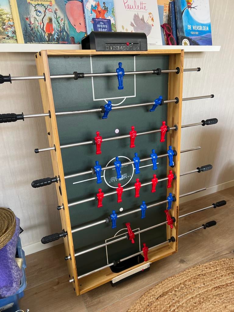 Tafelvoetbalspel 62 x110 cm, Ophalen, Gebruikt
