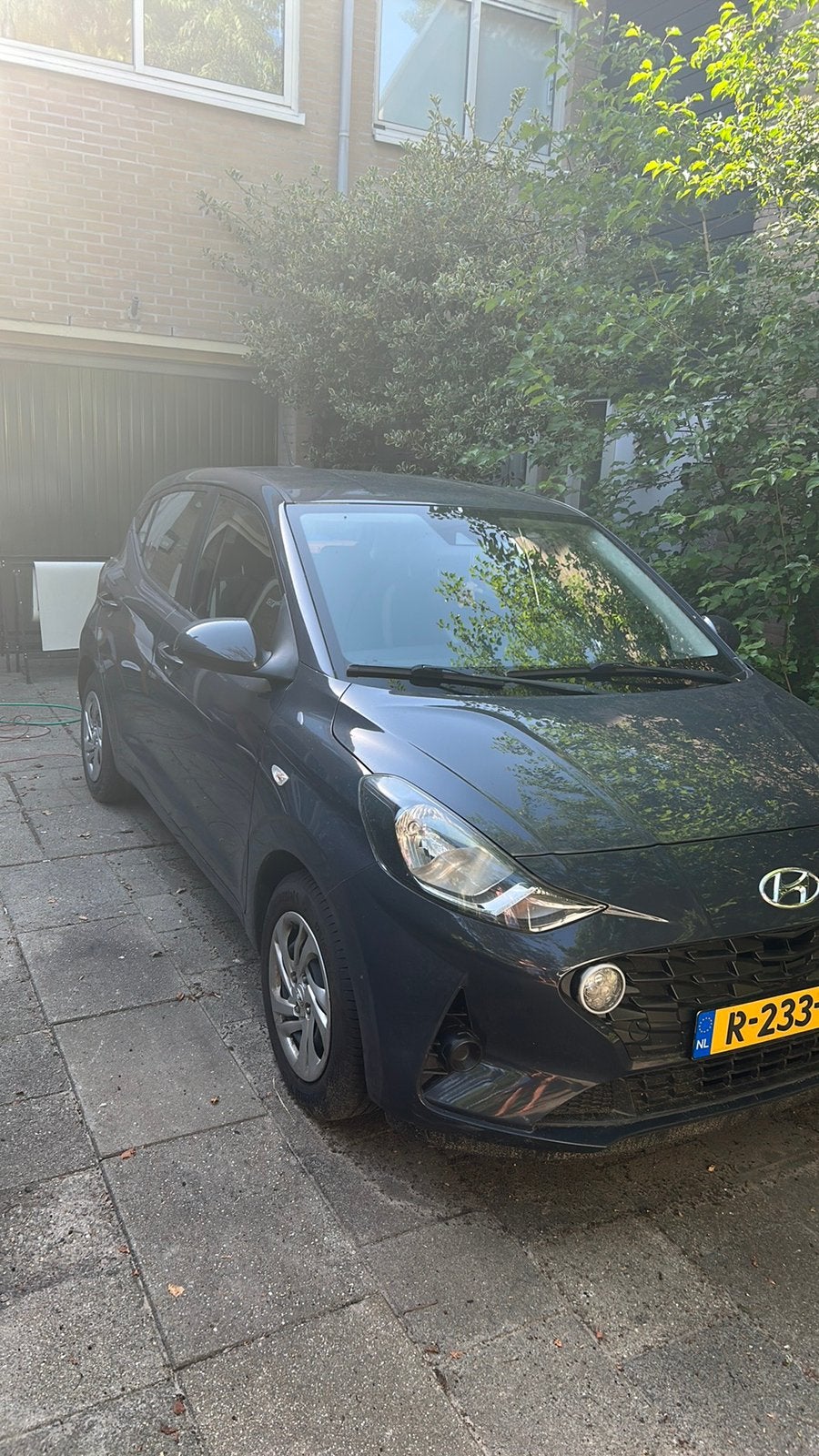 Hyundai i10 I10 2021 Grijs, Auto's, Stof, 31 €/maand, 899 kg, 4 stoelen