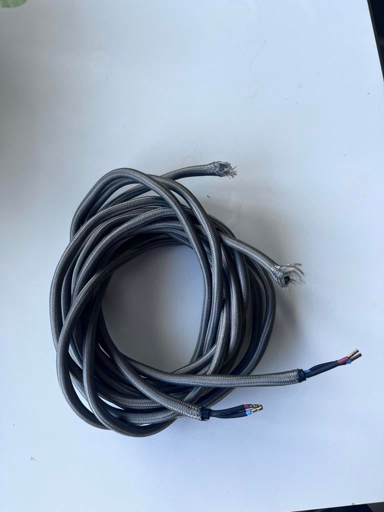 Lamp kabel 2-aders - Grijs - 2 x 2 meter, Verzenden, Nieuw, Minder dan 50 cm