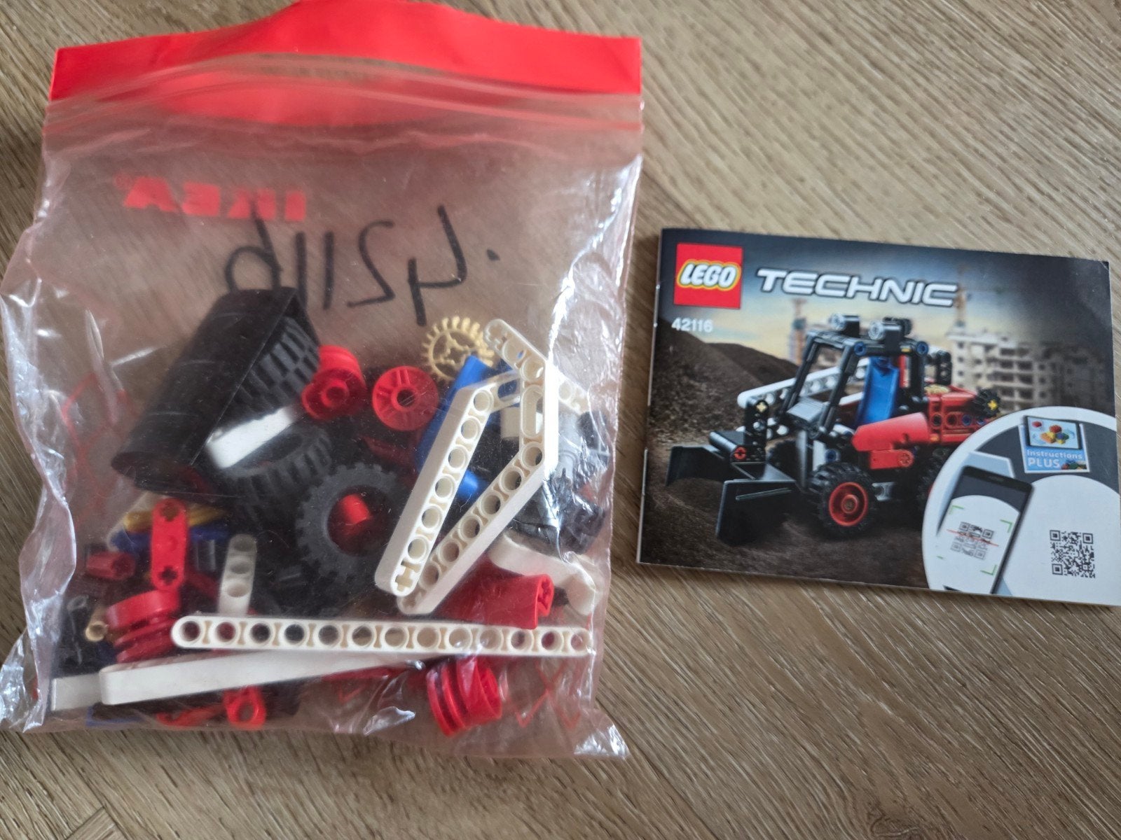 Lego Technic 42116 Skidsteer Loader - Compleet met boekje, Ophalen of Verzenden