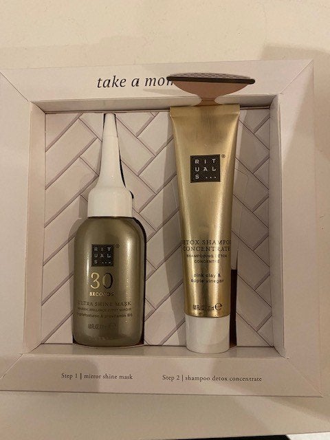 Nieuw Rituals luxury haircare set detox shampoo + hair mask, Ophalen of Verzenden, Nieuw, Shampoo of Conditioner