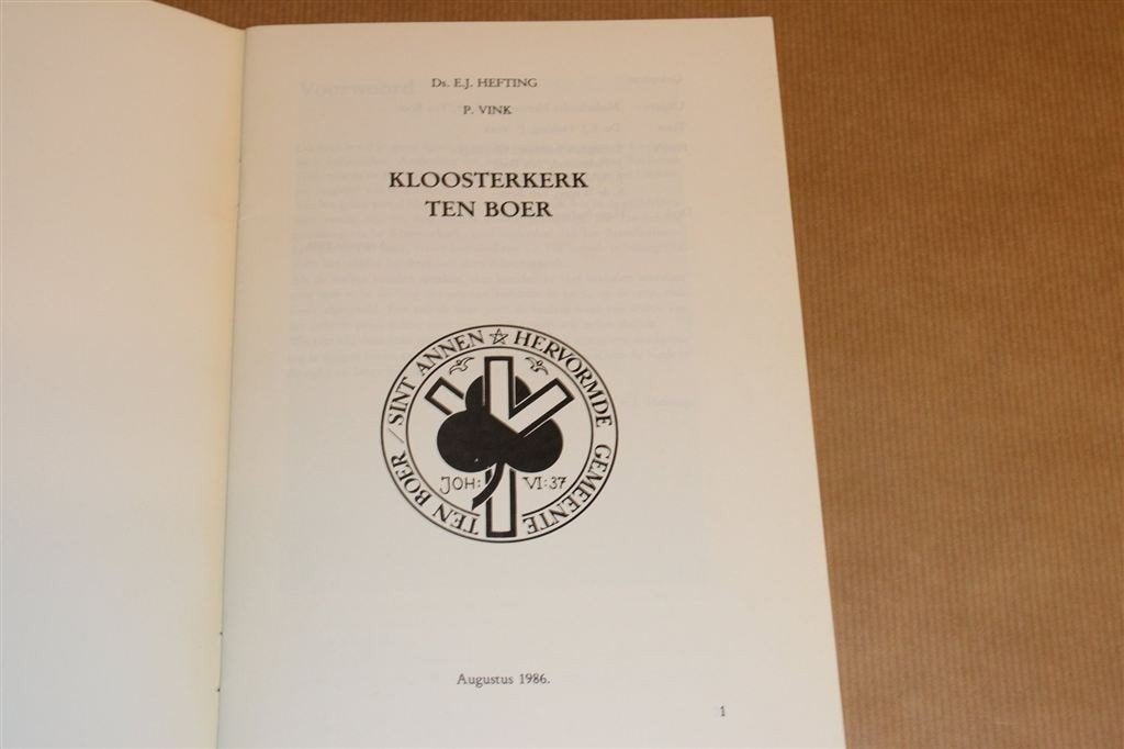 Kloosterkerk Ten Boer [1986] — Rijk Geïllustreerd, Ophalen of Verzenden, Gelezen
