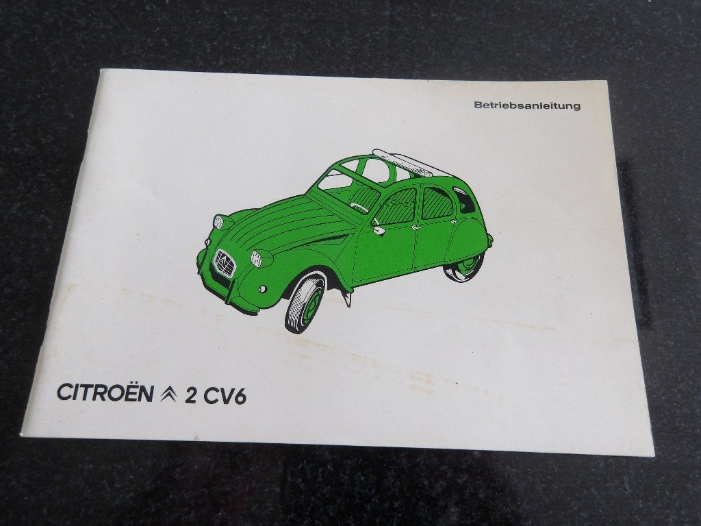 Citroën 2CV6 - Instructieboekje - DU, Verzenden