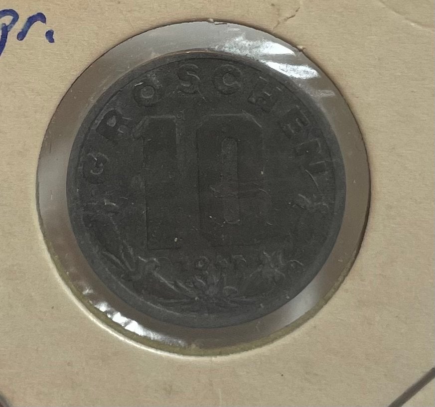 10 groschen Oostenrijk 1947, Ophalen of Verzenden, Oostenrijk