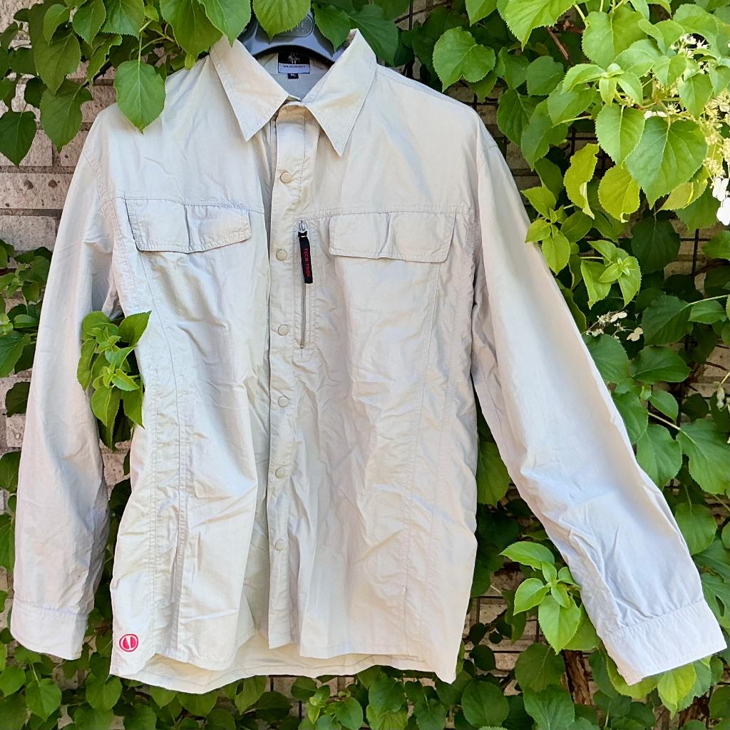 Travel Outdoor shirt XL Wildebeast Tech-Trek Packable Series, Beige, Ophalen of Verzenden, Zo goed als nieuw, Wildebeast