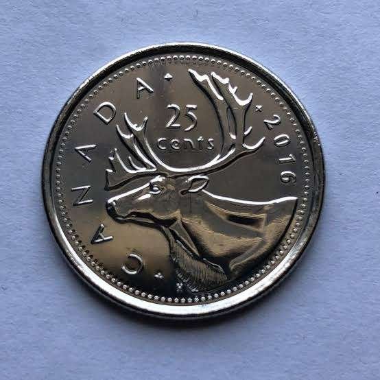 Canada - 25 cent 2016 - Circulated, Verzenden, Noord-Amerika, Losse munt