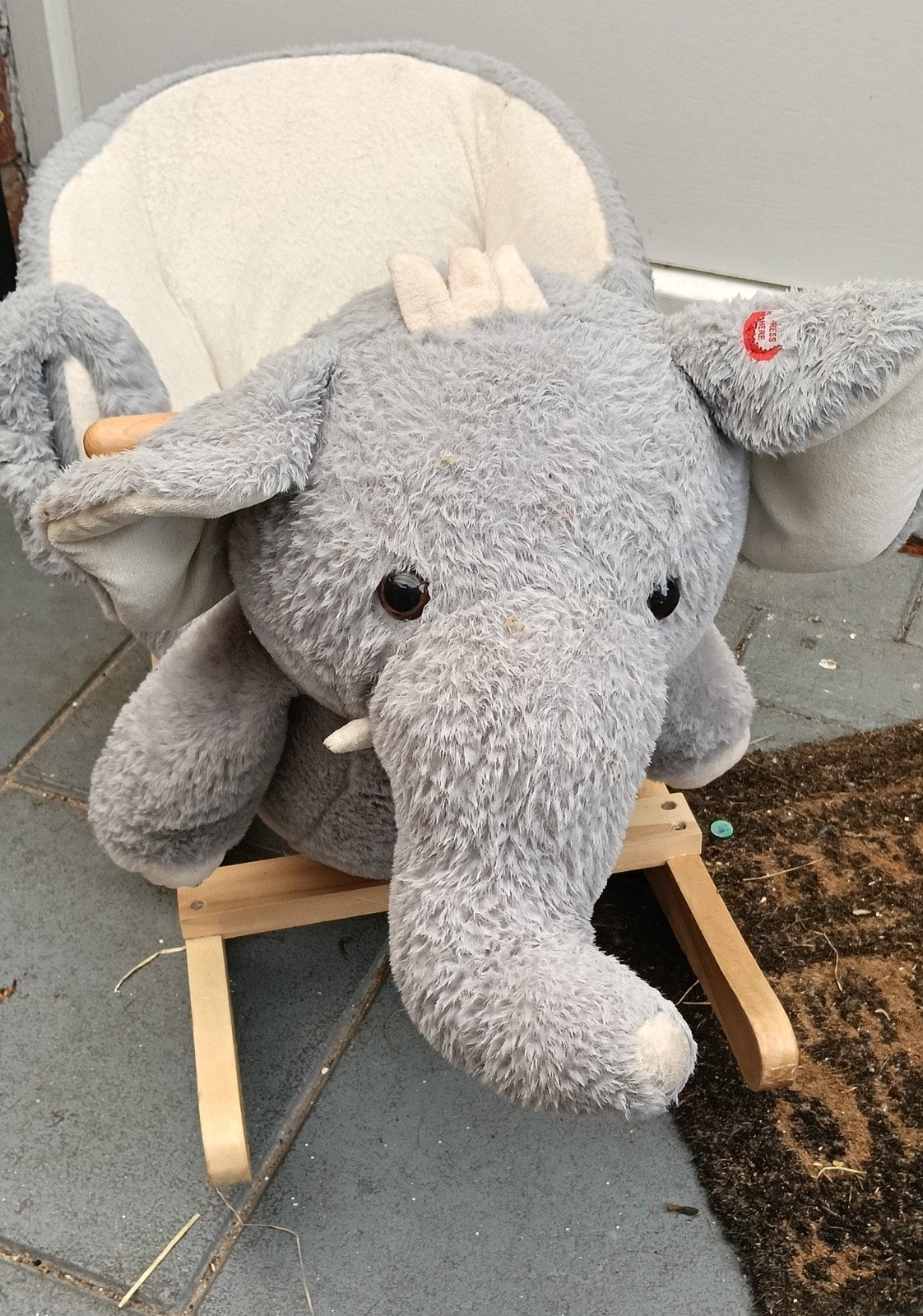 Schattige Olifant Schommelstoel voor Kinderen, Ophalen, Gebruikt, Jongen of Meisje