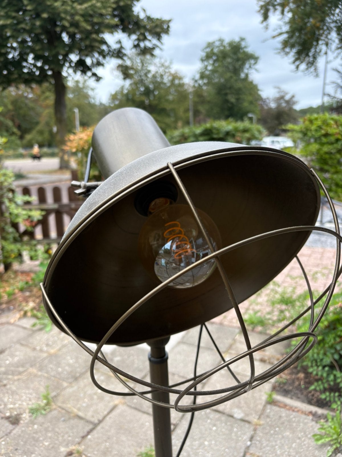 Prachtige industriële staande lamp, Ophalen, Zo goed als nieuw, 100 tot 150 cm