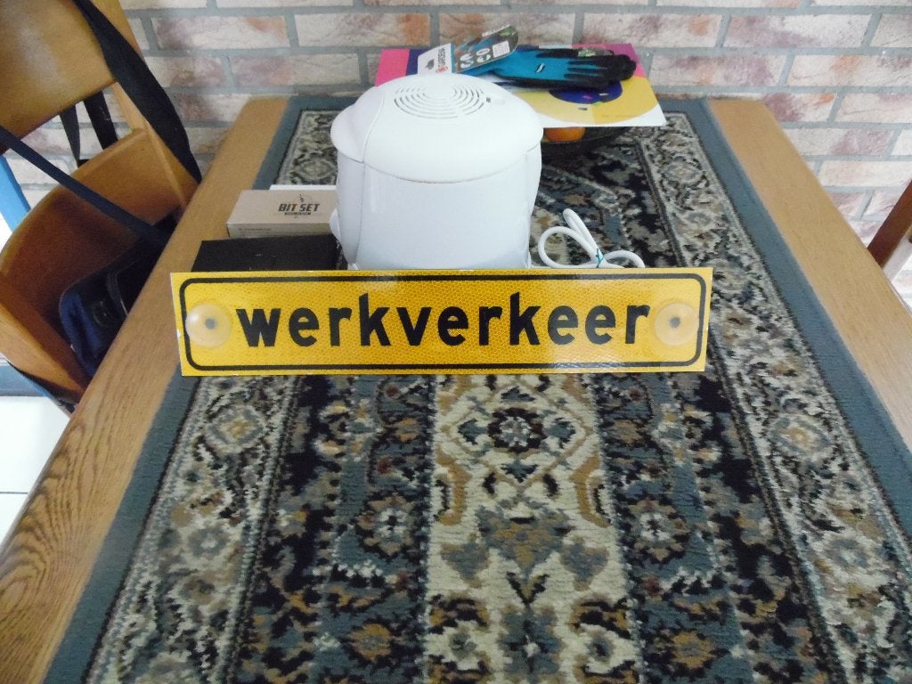 verkeersbord  (werkverkeer), Ophalen, Zo goed als nieuw, Overige typen