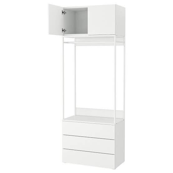 IKEA PLATSA kledingkast, Huis en Inrichting, Ophalen, Gebruikt, 200 cm of meer, 50 tot 100 cm