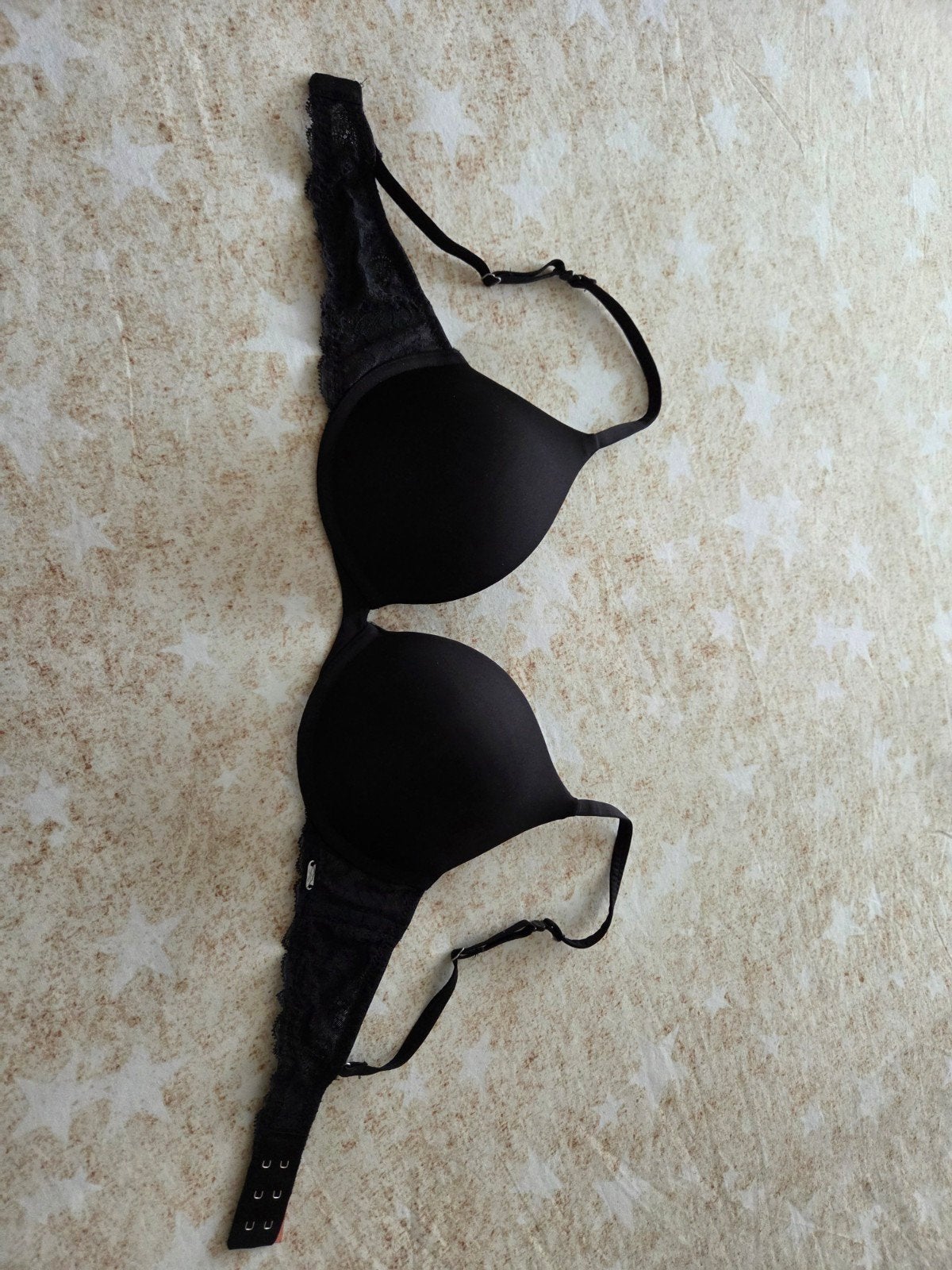 Hunkemöller BH 75C met vulling - zwart- ongedragen- gewassen, Hunkemöller, Ophalen of Verzenden, Zwart, BH