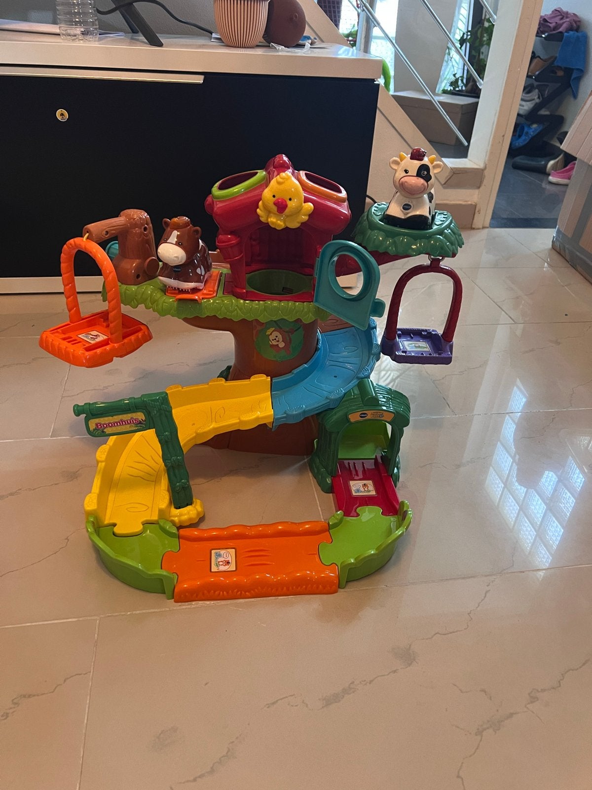 VTech Zoef Zoef Dieren Boomhuis Speelset, Ophalen of Verzenden, Gebruikt