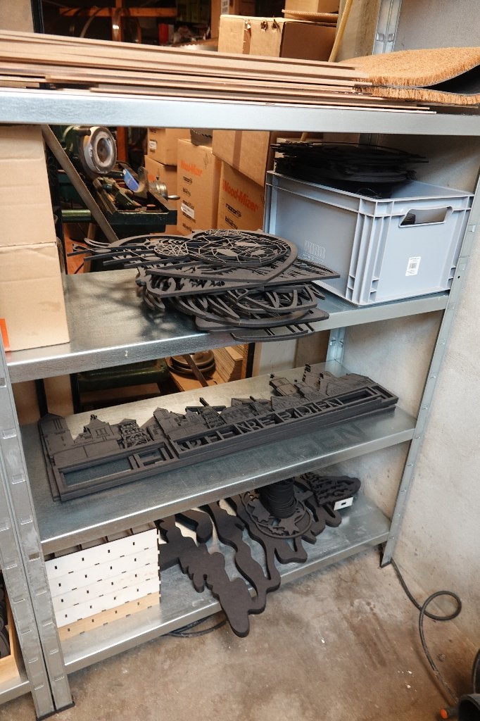 Door-en-door zwarte MDF platen en voorwerpen voor graveren, Ophalen, Nieuw
