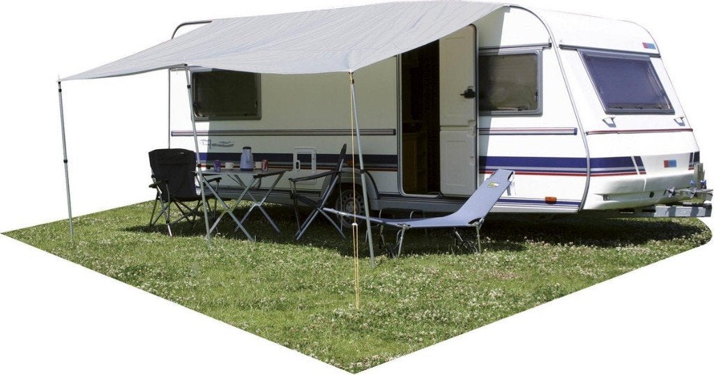 Eurotrail Luifel Sunroof 250*240cm - grijs, Caravans en Kamperen, Tenten, Ophalen of Verzenden, Zo goed als nieuw