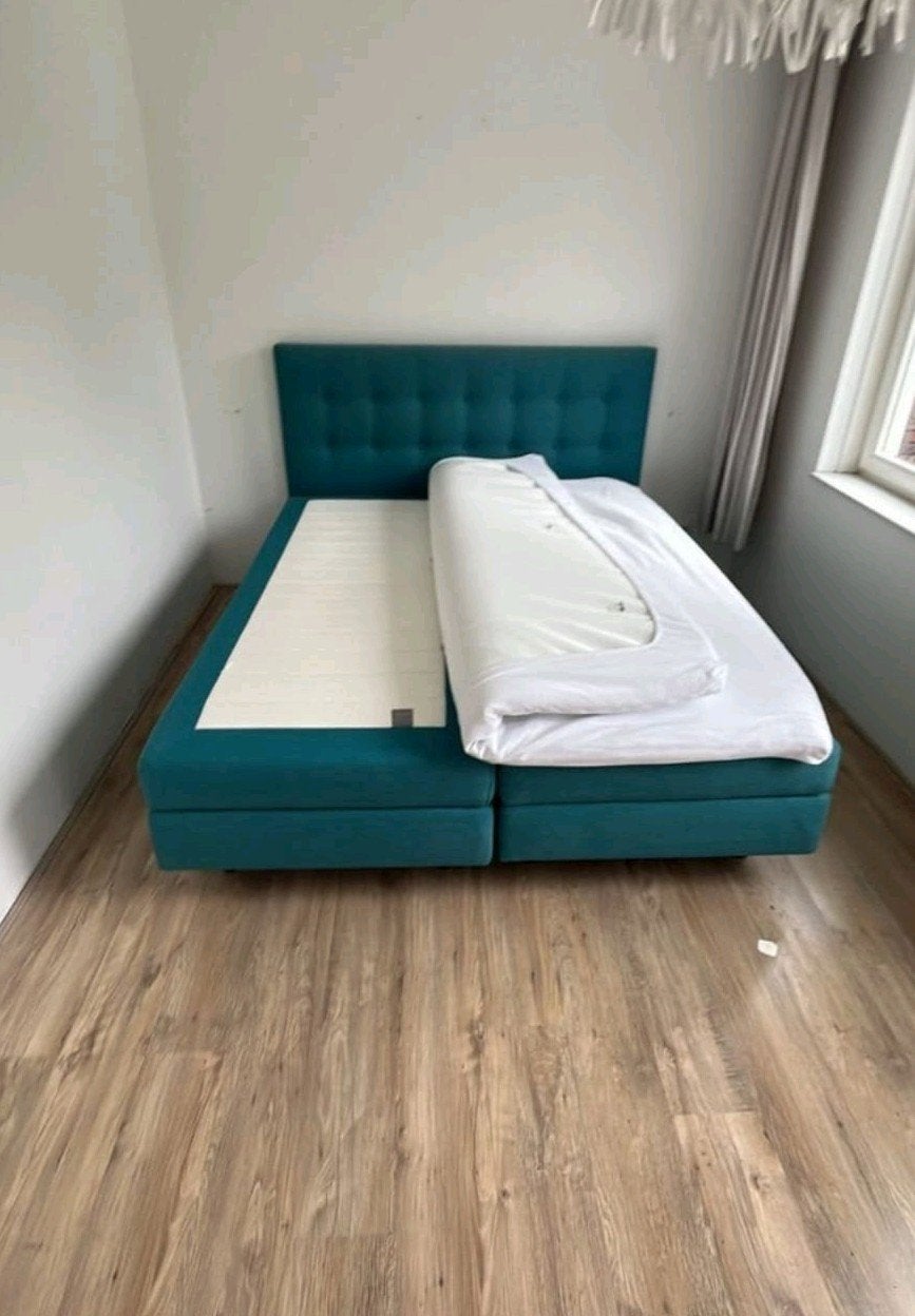 Complete Auping inclusief hoofdbord 210 x 180 zgan, Ophalen, 210 cm, Tweepersoons, Zo goed als nieuw