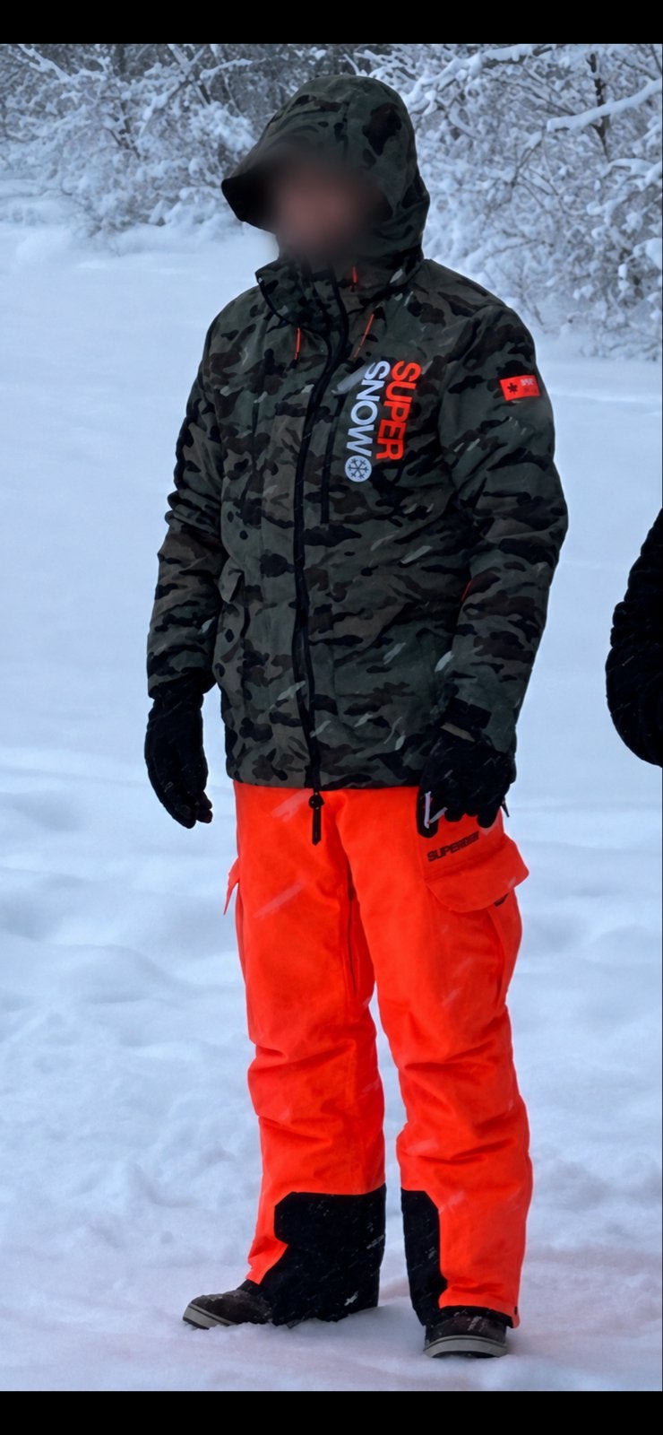 Superdry Snow ski-jas en skibroek - Maat XL/54, Kleding | Heren, Wintersportkleding, Ophalen, Zo goed als nieuw, Maat 56/58 (XL)