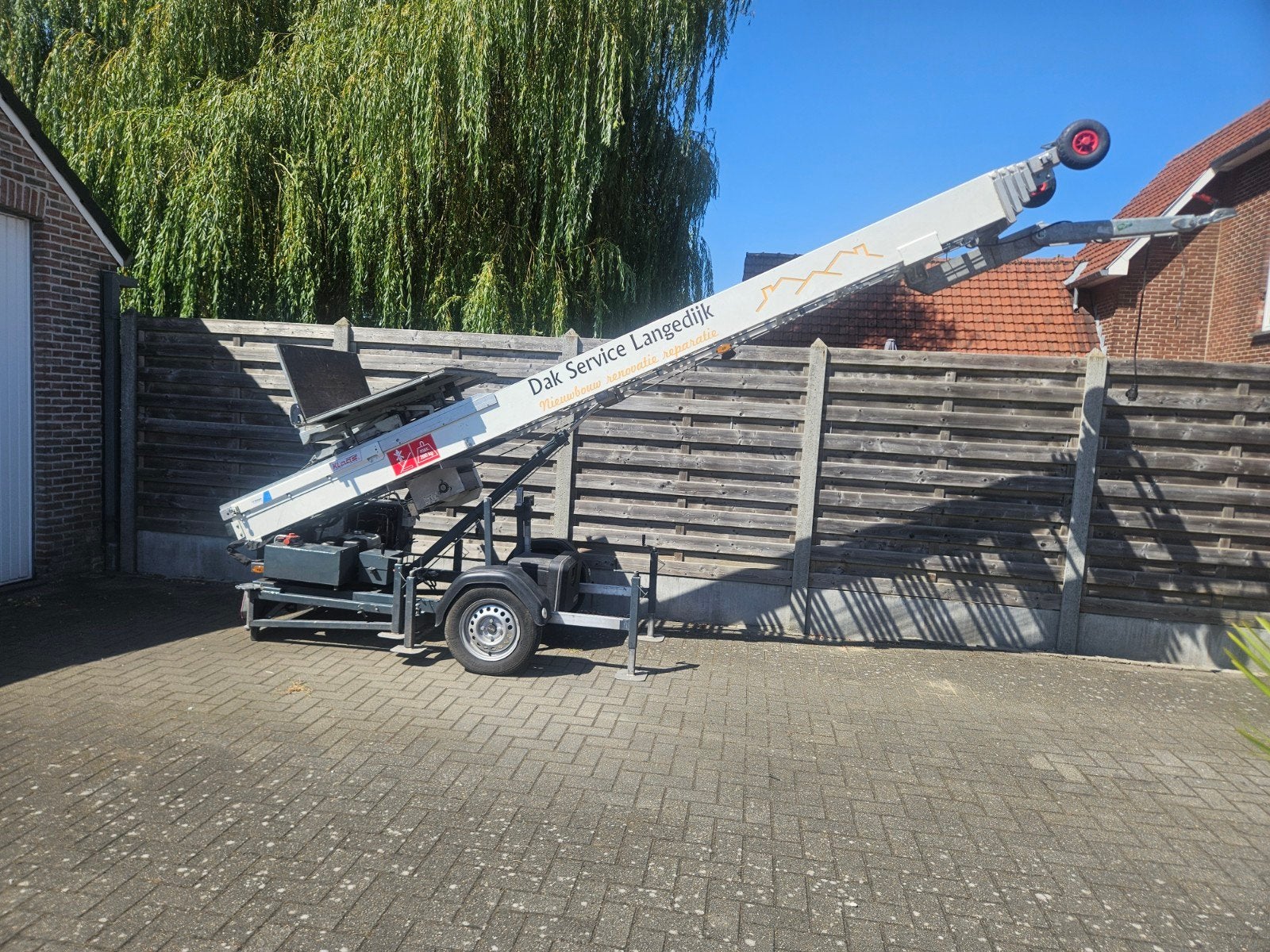 Klaas verhuis-/daklift – slechts 180 draaiuren – 21 meter, Ophalen, Zo goed als nieuw, 4 meter of meer