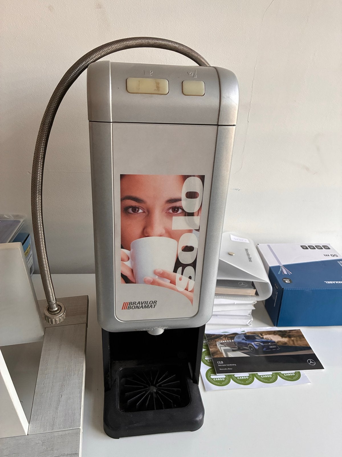 Bravilor Bonamat Solo Koffiemachine - Gebruikt, Gebruikt, Koffiemachine, Gemalen koffie, Ophalen of Verzenden