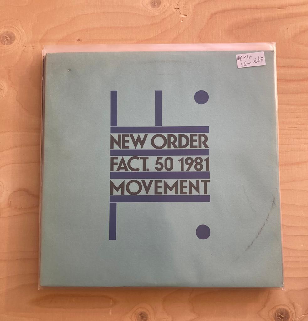 New Order - Movement UK First Press, Ophalen of Verzenden, Zo goed als nieuw, 12 inch, Poprock