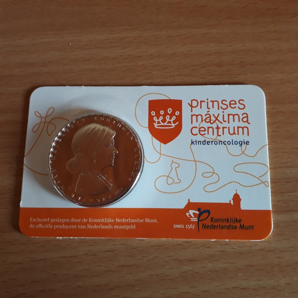 Prinses Máxima Centrum penning 2018 BU in Coincard, Verzenden, Overige materialen, Nederland