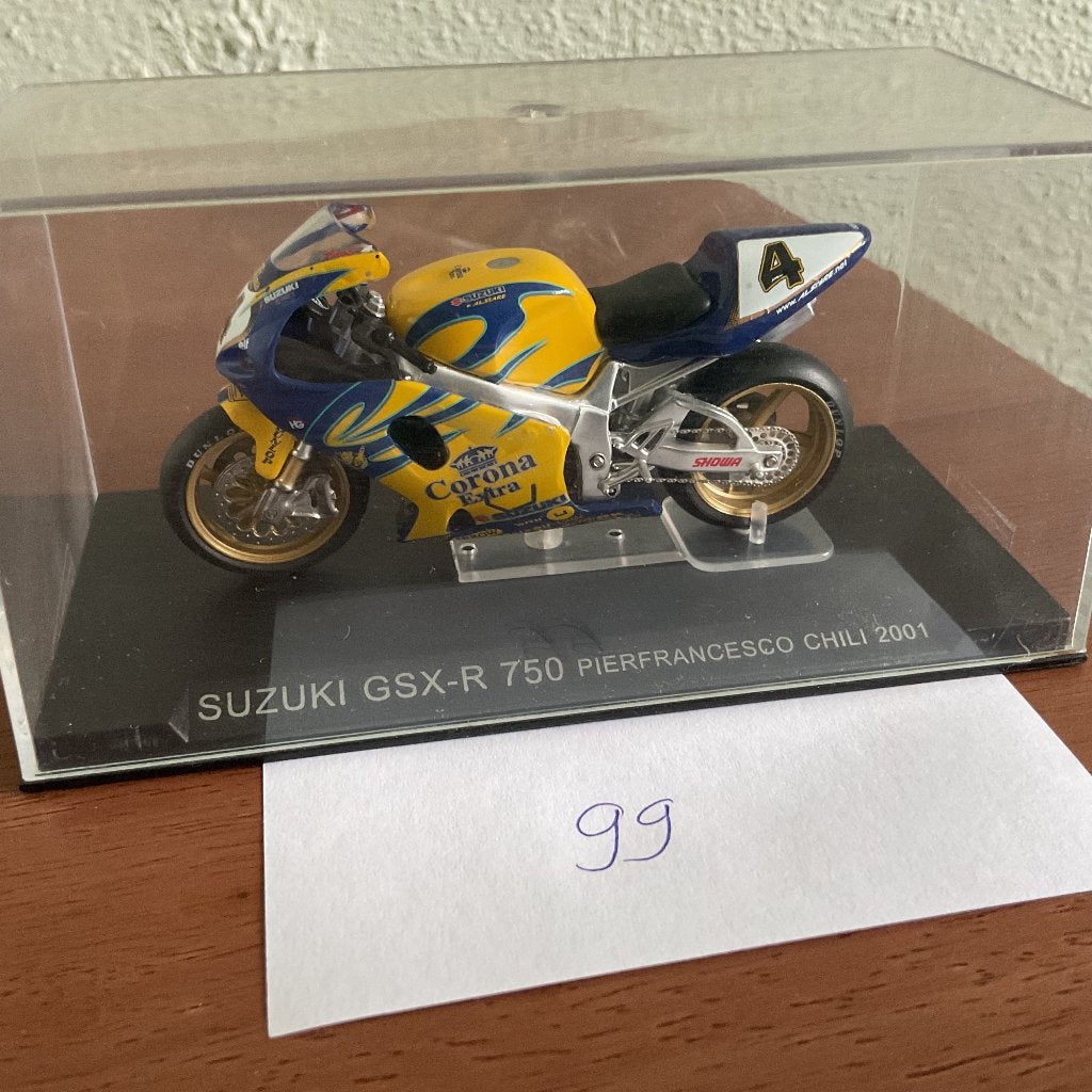 Suzuki GSX-R750, Pierfrancesco Chili, 2001 (99), Ophalen of Verzenden, Zo goed als nieuw