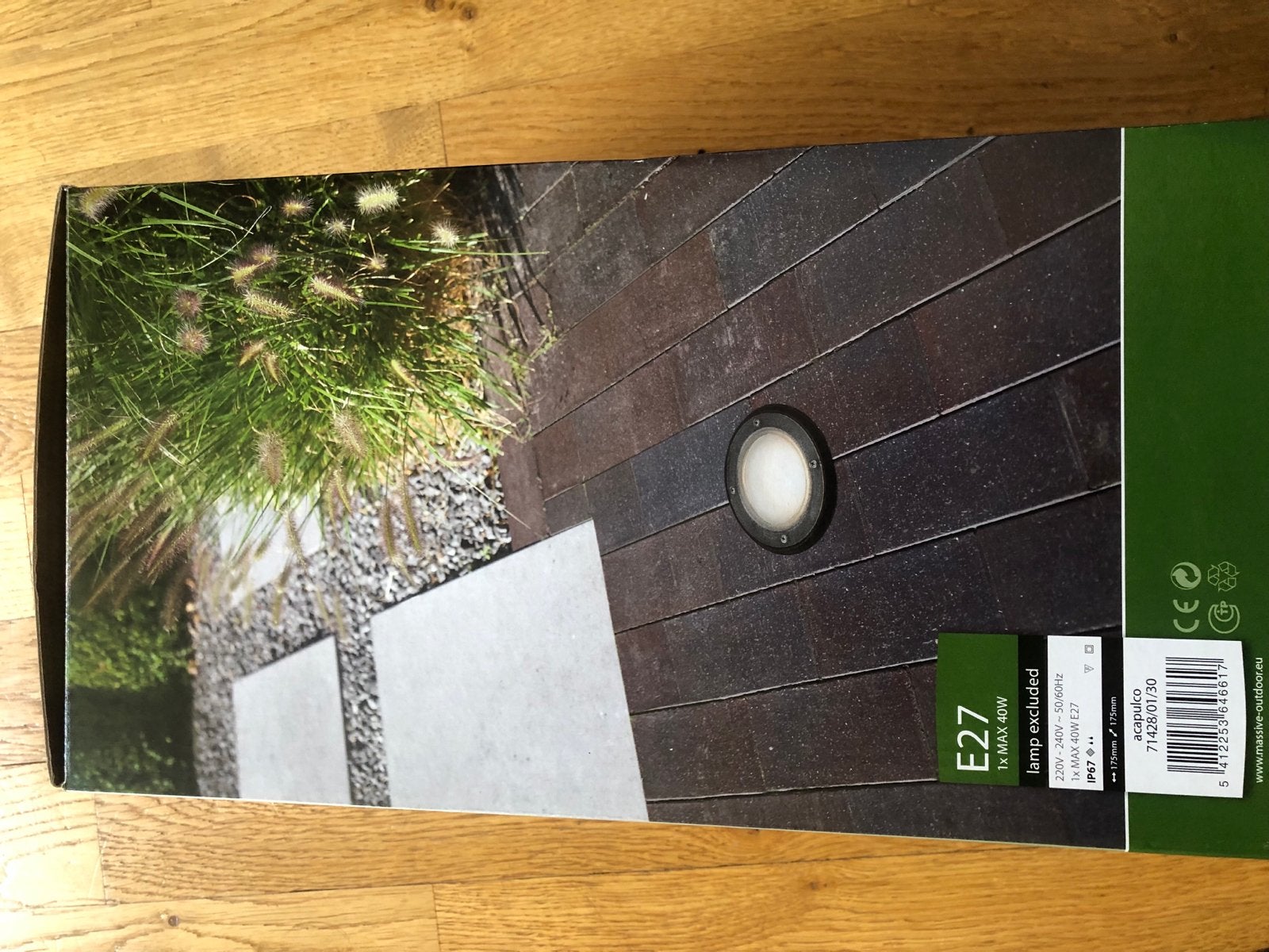 8 stuks Massive Buitenlamp Grondspot E27 Max 40W IP67, Tuin en Terras, Buitenverlichting, Ophalen, Kunststof, Minder dan 50 watt