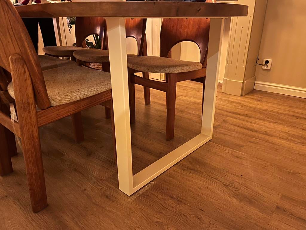 Tafelpoten 76cm beige, Ophalen, Tafelpoot, 50 tot 100 cm, Vierkant