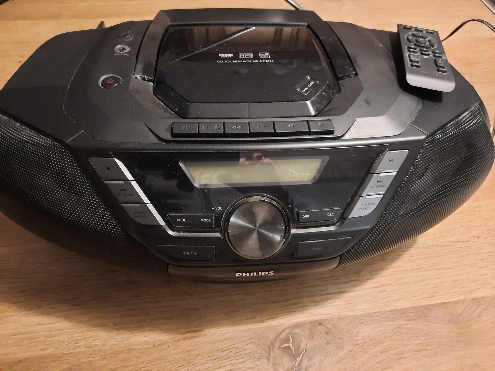 Philips CD Soundmachine AZ3811 met afstandsbediening, Ophalen of Verzenden, Zo goed als nieuw, Philips, Draagbaar