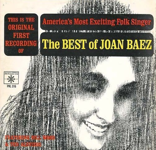 LP - Joan Baez - The best of Joan Baez, Beschermende buitenhoes, LP, Ophalen of Verzenden, Zo goed als nieuw