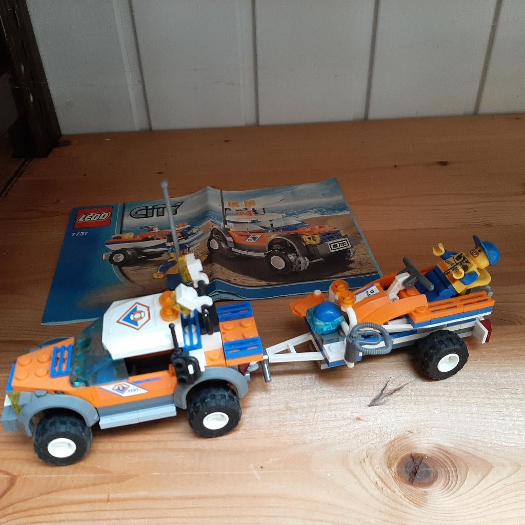 Lego City 7737 Coast Guard & Jet Scooter, Ophalen, Compleet, Lego, Complete set