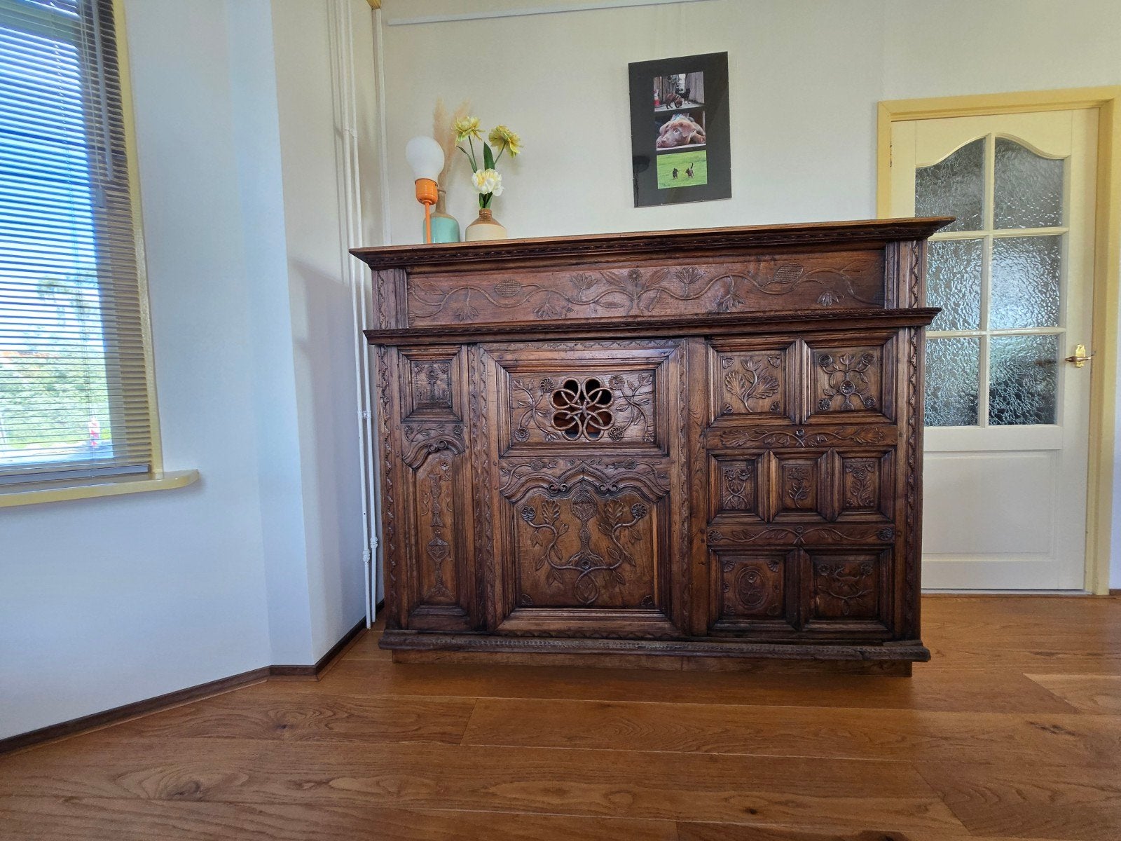 Authentiek Bretonse Huwelijksbuffet (1846) - Room Divider, Ophalen of Verzenden