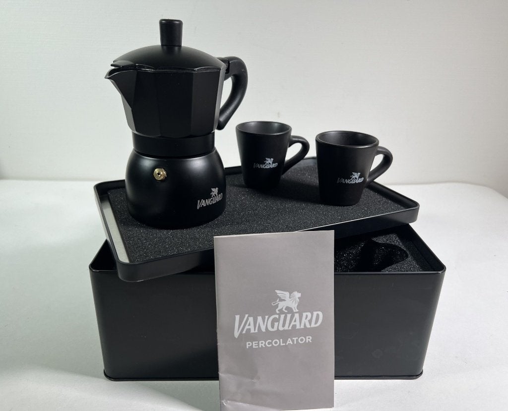 Vanguard Percolator Koffiezetapparaat met 2 Kopjes, Witgoed en Apparatuur, Overige modellen, Nieuw, Gemalen koffie, Ophalen of Verzenden