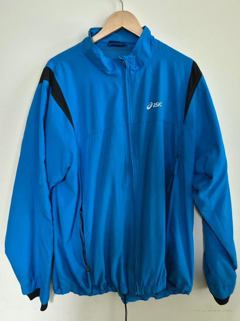 Professioneel Asics Hardloopjack XXL - Extra Ventilatie, Blauw, Overige maten, Ophalen of Verzenden, Hardlopen of Fietsen