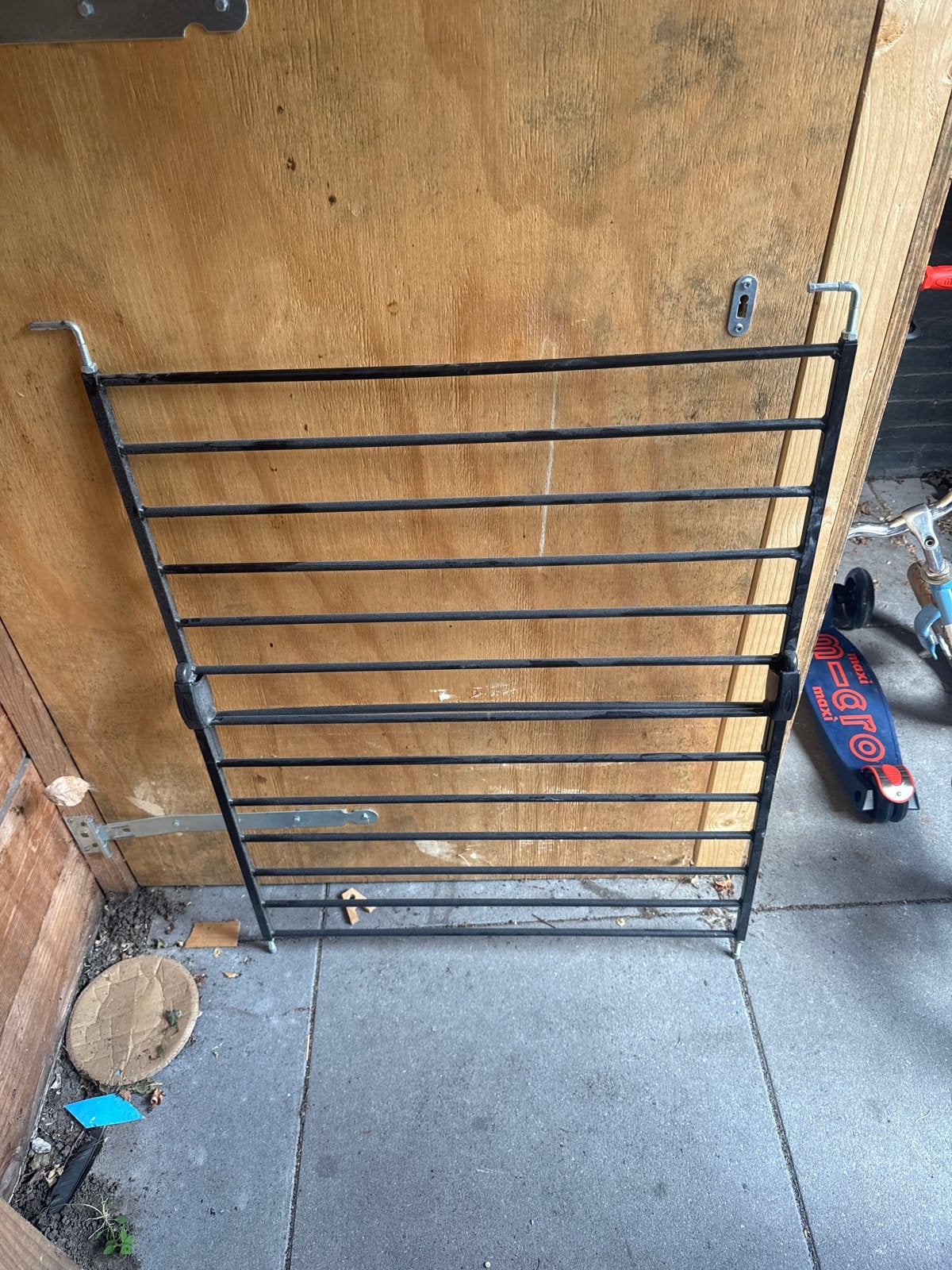 Oud ijzeren rek/hekwerk (gratis), Ophalen, Gebruikt, 250 mm of meer
