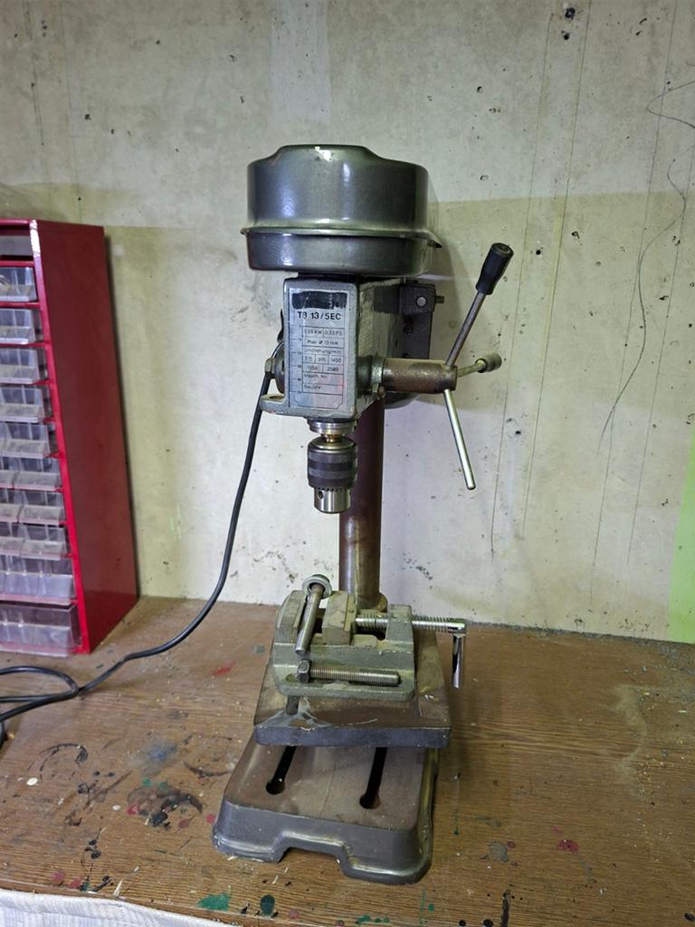 Vintage Industriële Kolomboormachine - TB 13/5EC, Ophalen, Gebruikt, Minder dan 400 watt, Kolomboormachine