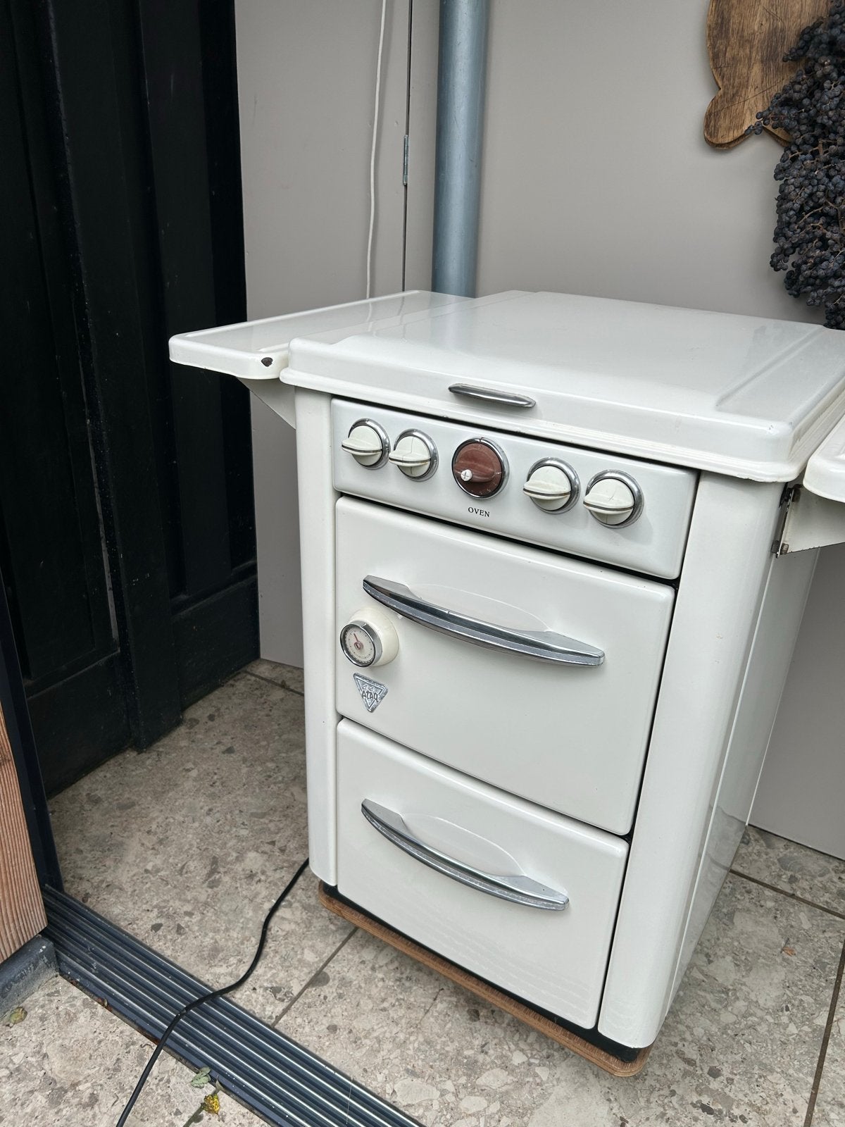 Etna gasfornuis met oven uit 1959 - Vintage en functioneel, Ophalen, Gebruikt, 4 kookzones, Gas