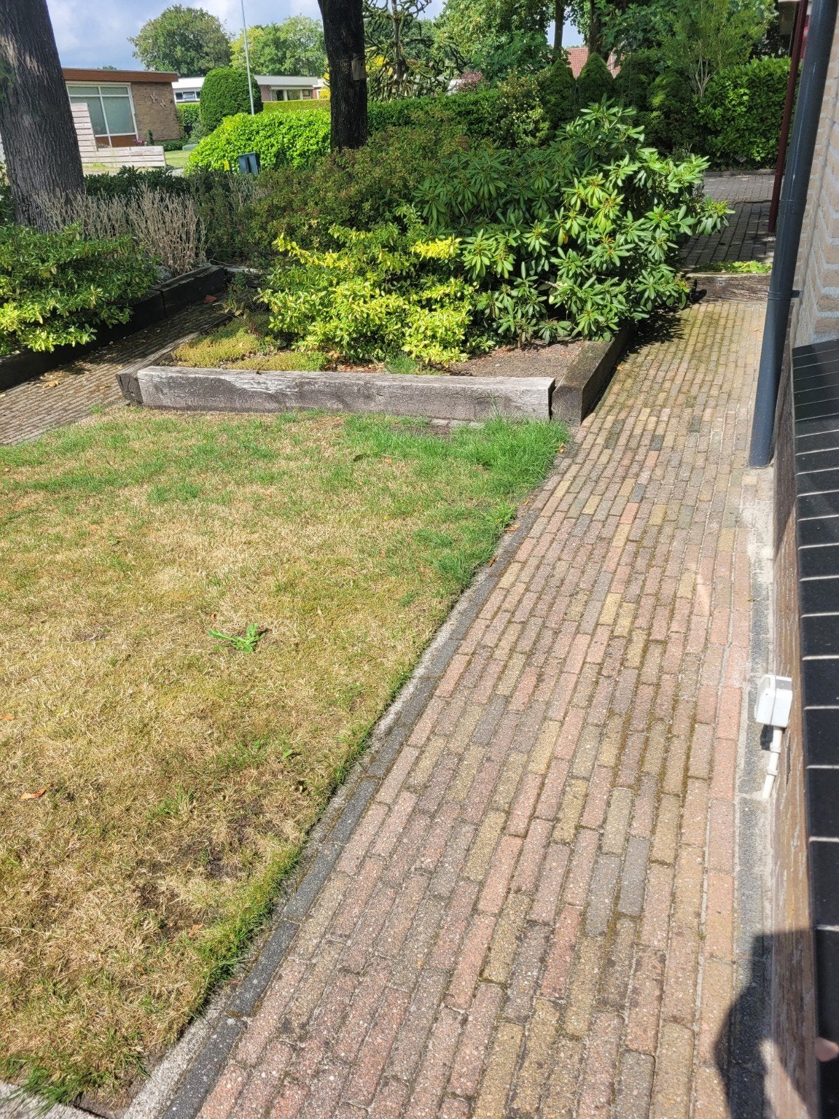 complete oprit bestaand uit klinkers, waaltjes, coblestone, Ophalen, Gebruikt, Klinkers, 10 m² of meer
