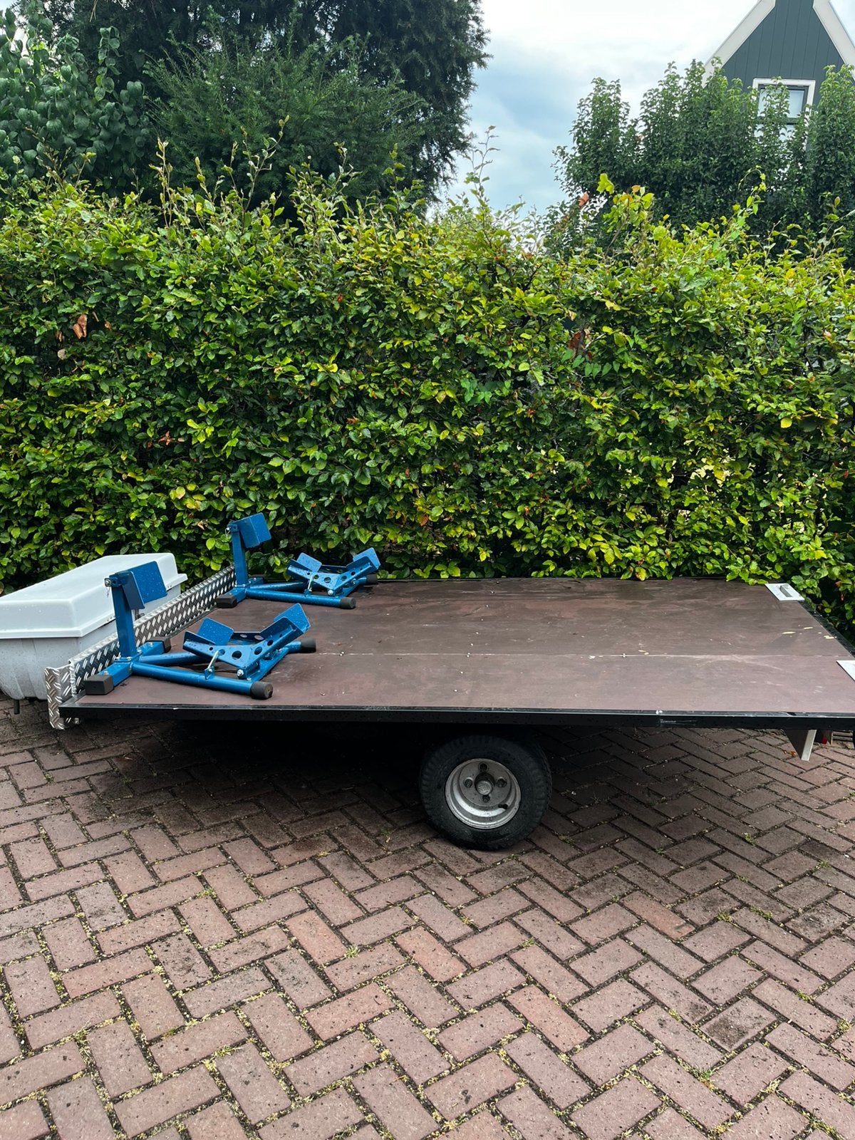 Motor trailer, Auto diversen, Aanhangers en Bagagewagens, Ophalen, Zo goed als nieuw