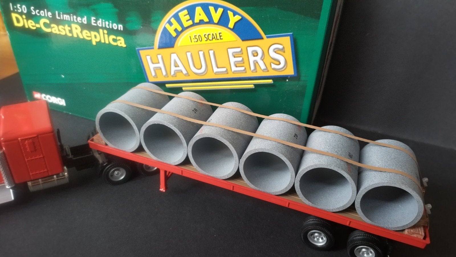Kenworth 925 Culvert load 1:50 Corgi Pol, Nieuw, M, Bus of Vrachtwagen, M